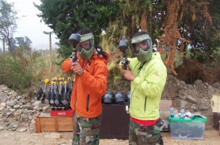 Jugadoternera de paintball